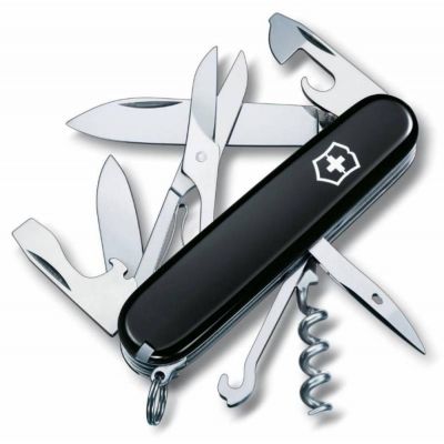 Офицерский нож Climber 91, черный-0