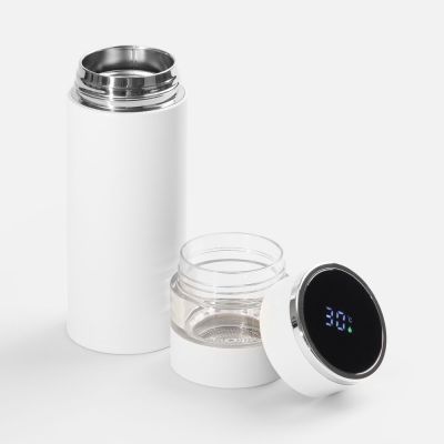 Смарт-бутылка с инфьюзером Thermory, белая-2