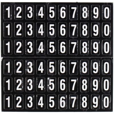 Парковочная визитка Litera Solar, черная-9