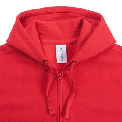 Толстовка мужская Hooded Full Zip красная-3