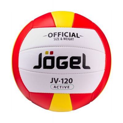 Волейбольный мяч Active, красный с желтым-1