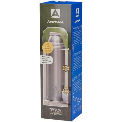 Термос «Арктика Duo 1200», стальной-3