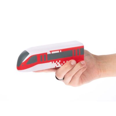 Антистресс «Поезд», белый с красным-2