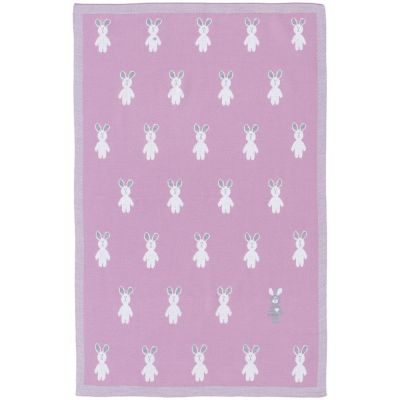 Плед детский с зайками Beastie Toys, розовый-1