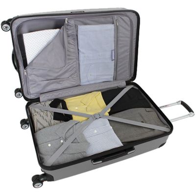 Чемодан Ridge L, серебристый-3