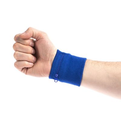 Напульсник с карманом Fiksu, синий-3