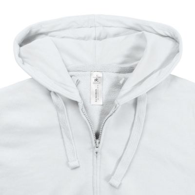 Толстовка женская Hooded Full Zip белая-3