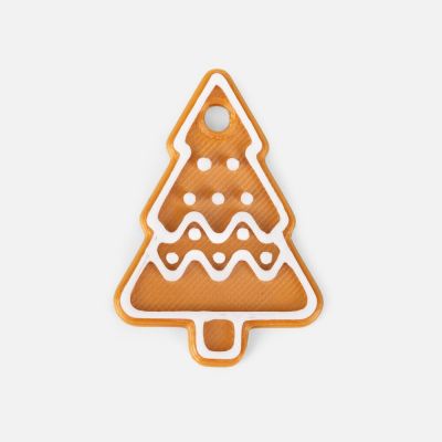 Мини-подвеска «Пряник», 3D-печать на заказ, елочка-0