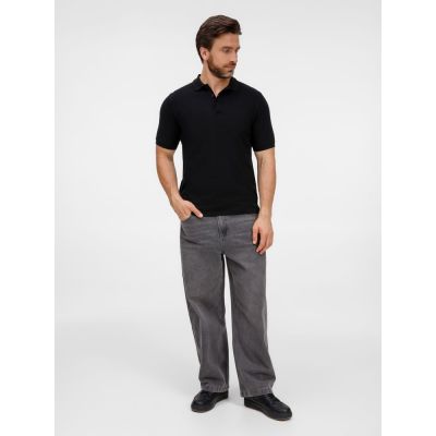 Рубашка поло унисекс Upswing, черная-7