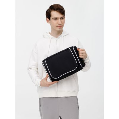 Сумка для обуви Equipex, черная с белым-7