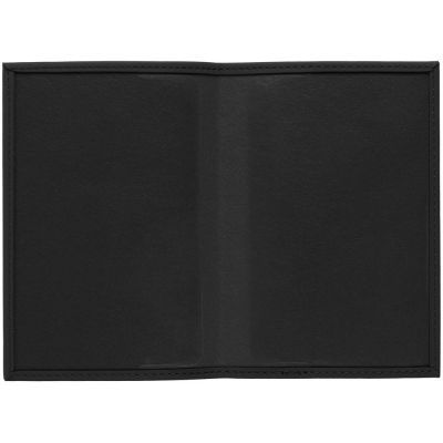 Обложка для паспорта Shall, черная-2