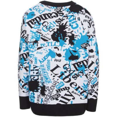 Свитер оверсайз на заказ Tricksy Net, полушерсть-7