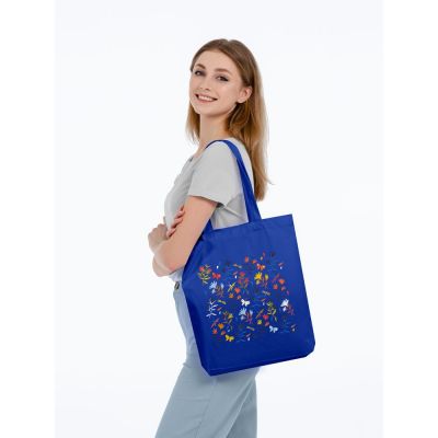 Холщовая сумка Indian Summer, ярко-синяя-2