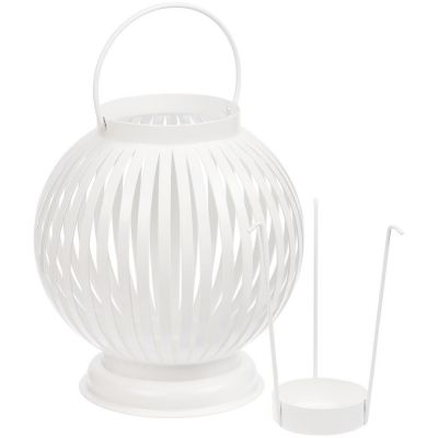 Интерьерный фонарь-подсвечник Villatic, средний, белый-1