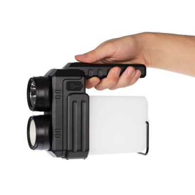 Кемпинговый фонарь-лампа аккумуляторный Yol, черный-6