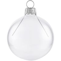 Елочный шар Gala Night, 6 см, прозрачный