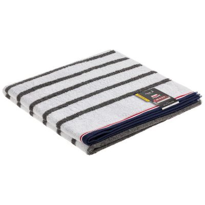 Полотенце Athleisure Strip Medium, белое-1