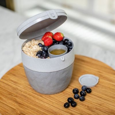 Ланчбокс Club Bento Organic, серый-2