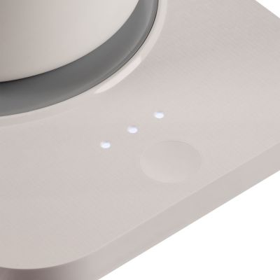 Кружка с подогревом и беспроводной зарядкой dualBase plus, белая-7