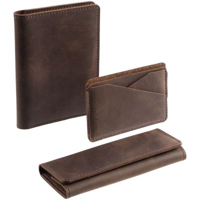 Обложка для паспорта inStream, коричневая-5