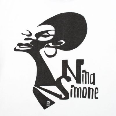 Футболка женская «Меламед. Nina Simone», белая-2