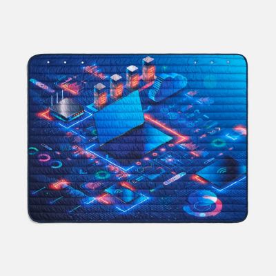 Плед-пончо Blanket Print на заказ-1