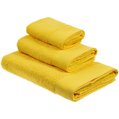 Полотенце Odelle ver.1, малое, желтое-4