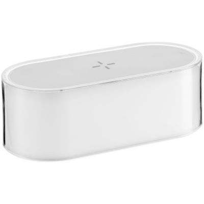 Станция беспроводной зарядки с подсветкой Laconic, белая-2