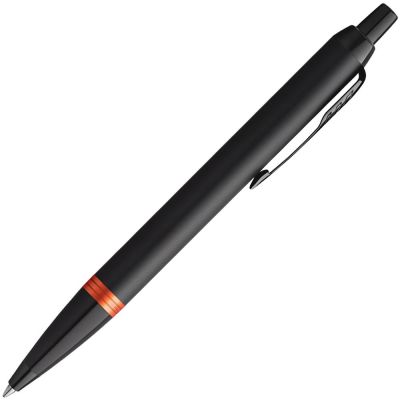 Ручка шариковая Parker IM Professionals Flame Orange BT, черная с оранжевым-1