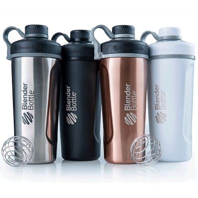 Спортивный шейкер Radian Insulated Stainless, матовый черный-1