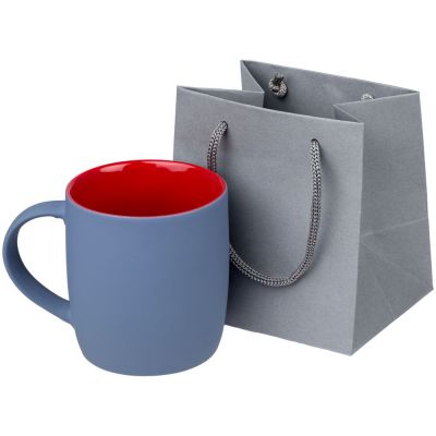 Пакет бумажный под кружку Cupfull, серый-2