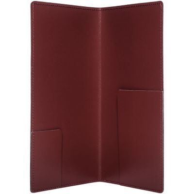 Папка для счета Satiness, бордовая-2