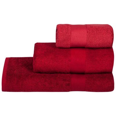 Полотенце махровое Soft Me Small, бордовое-1