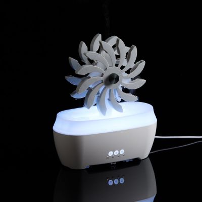 Увлажнитель-ароматизатор Steam Spin, белый с серым-8