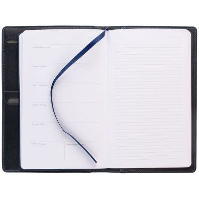 Еженедельник-портфолио Remini, недатированный, темно-синий-5