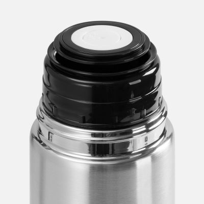 Термос Plain 1000, ver.2, серебристый-3