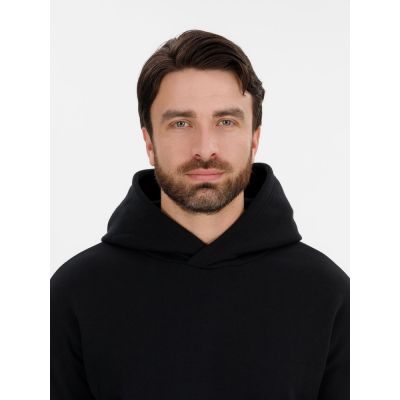 Худи оверсайз унисекс Snuggie, черное-6