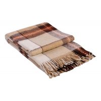 Плед Edinburgh, коричневый