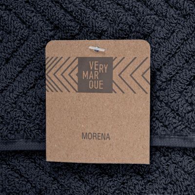 Полотенце Morena, среднее, темно-серое-4