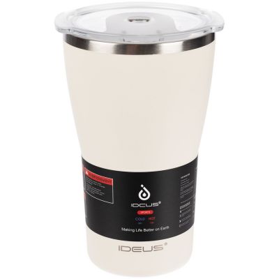 Термостакан Sapporo, белый (молочный)-9