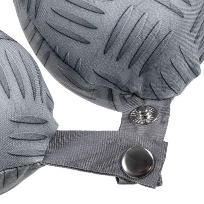 Подушка дорожная Hard Work, серая-3