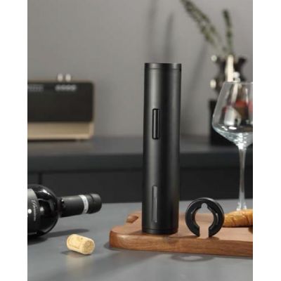 Электрический штопор с ножом для фольги Wine Crime, черный-6