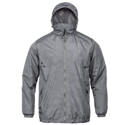 Ветровка светоотражающая Lattvind, серая-3
