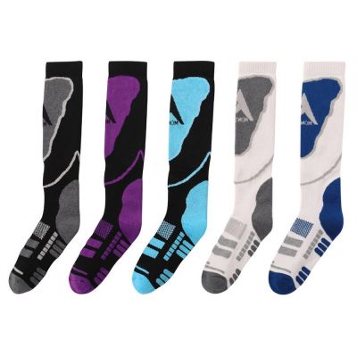 Термоноски высокие Monterno Sport, белые с серым-1