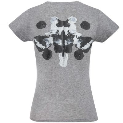 Футболка женская «Подсознательность», серый меланж-1