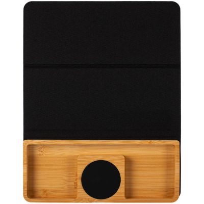 Настольный органайзер Midstream с зарядкой и ковриком для мыши-2