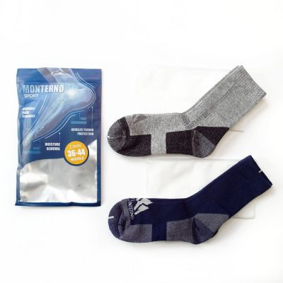 Набор из 2 пар термоносков Monterno Sport, синий и серый-5