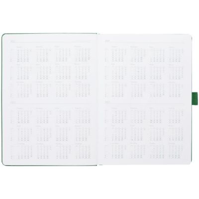 Еженедельник Lucky, недатированный, зеленый-4