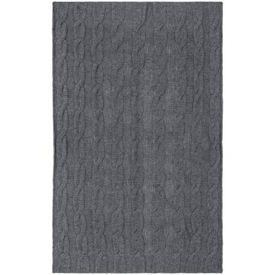 Плед Snefald, серый (маренго меланж)-1