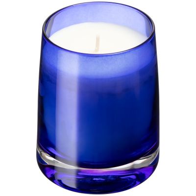 Ароматическая свеча Fragnola, пряная древесина и кардамон, темно-синяя-0